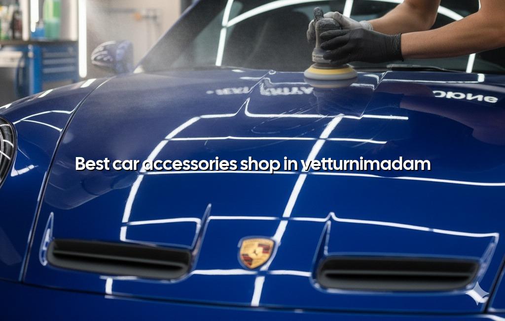 Best car accessories shop in Vetturnimadam for clean in-house fitting