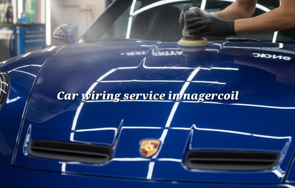 Car wiring service in Nagercoil at Nova Car Care