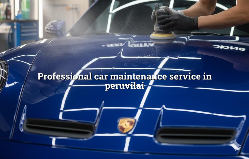 Professional car maintenance service in Peruvilai at Nova Car Care